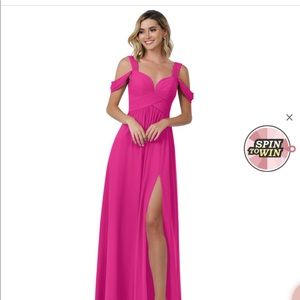 Azazie Lianne in Fuschia Size 18